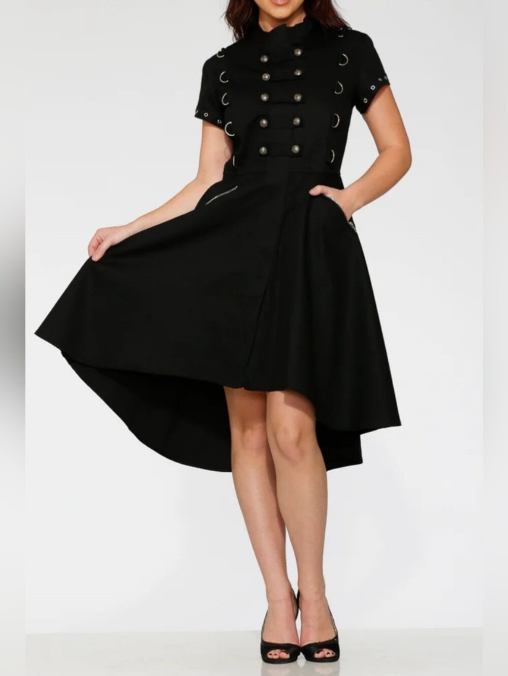 Orchid Bloom Battalion Hilo Swing Dress